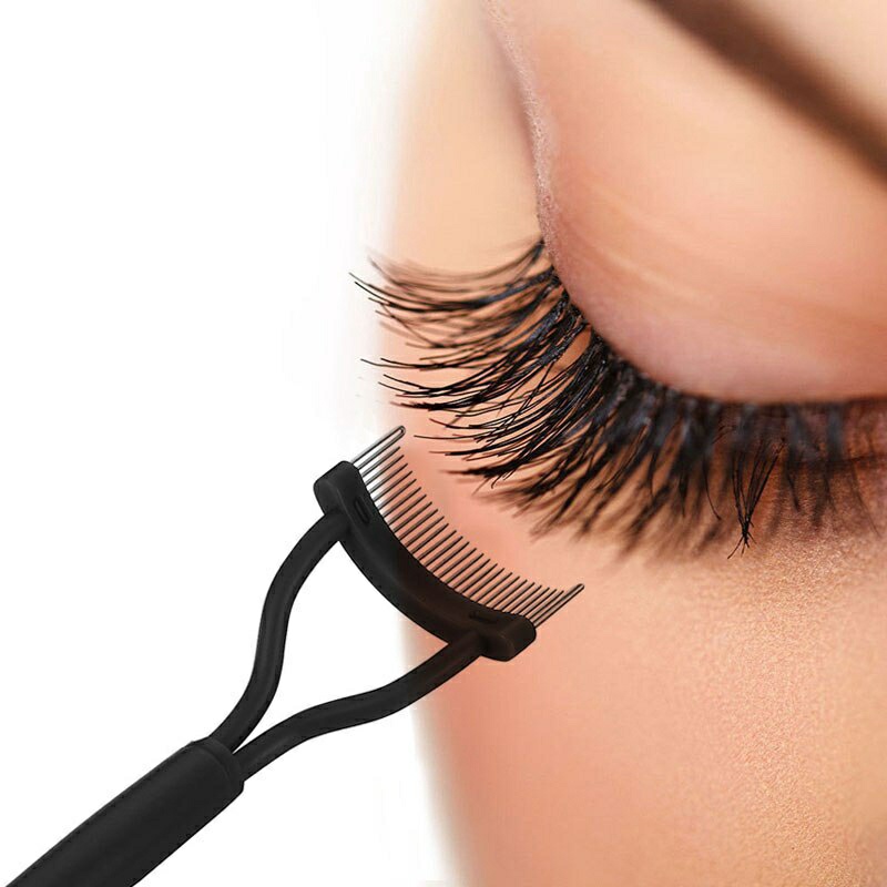 Eyelash Curler Beauty Makeup Lash Separator Foldable Metal Eyelash Comb Mascara Curl Beauty Makeup Tool