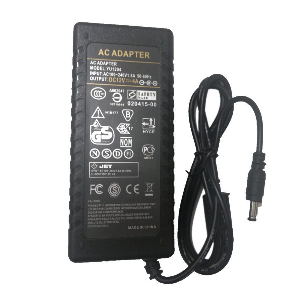 Essential Must High Quality 12V 4A 48W AC DC Adapter Charger 5.5*2.1 or 5.5*2.5mm Switch Power Supply 45W LED Strips ... - Image 5