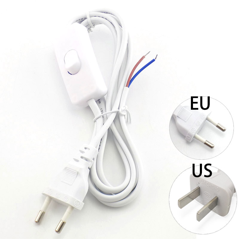 Versatile Durable 1.8m Eclectic 110v-200v AC Power Supply Cable Extension Cord Adapter 303 on/off Switch Led Light Bu... - Image 5