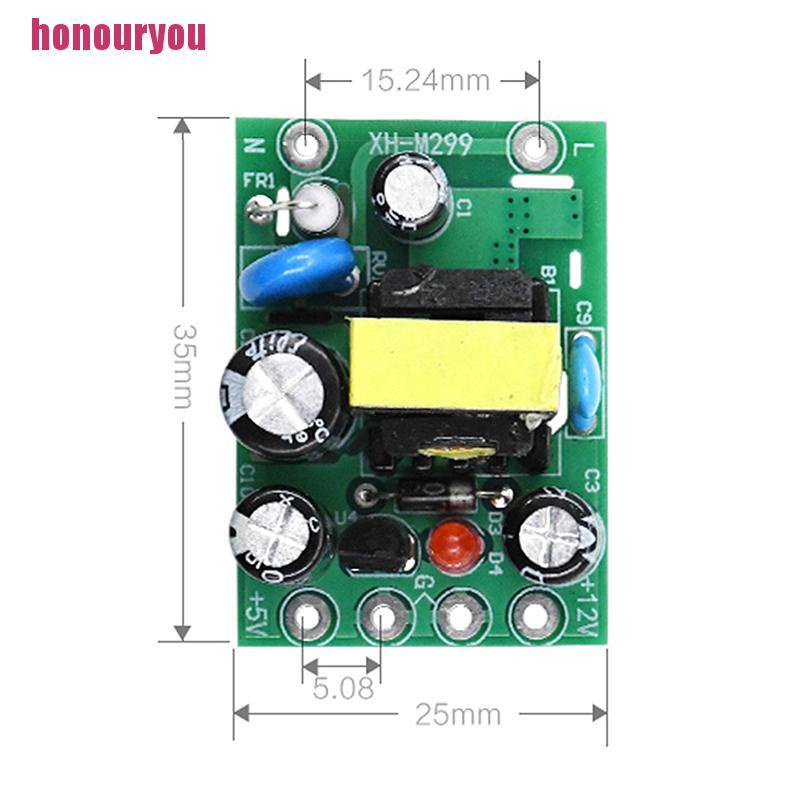 Quality Essential Honouryou Mini Ac-Dc Converter Ac110V 220V Dc 12V 0.2A+5V Module Board Purpose - Image 2