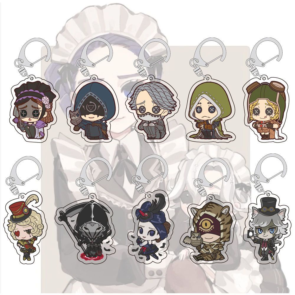 Fifth Personality Game Merchandise Dancer Air Force Jack Joseph Perfumer Acrylic Keychain Pendant第五人格游戏周边舞女 空军 杰克 约瑟夫 调香师亚克力钥匙扣挂件