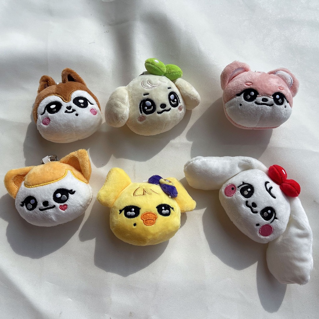 Kpop Idol IVE MINIVE Plush Doll Face Keyring | eBay