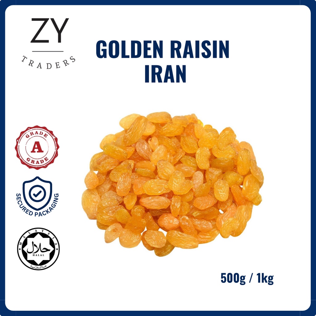 Golden Brown Raisin IRAN 500g 1kg