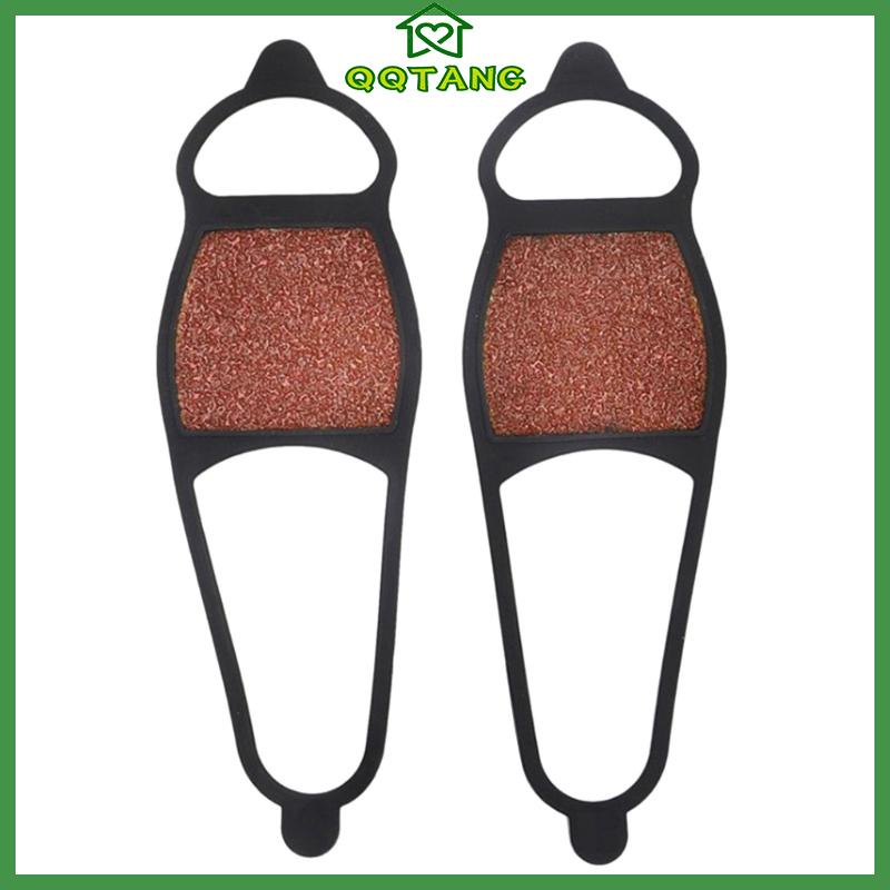 Athletic Fitness QQ* 2Pcs Silicone Crampons Ice Grips Cleat Shoes Covers Grippers Spikes Anti-Slip Snow Traction Clea... - Image 3