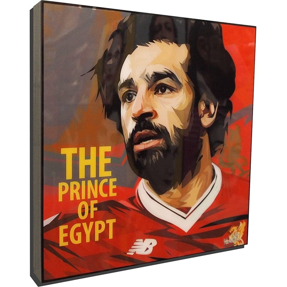 Mohamed Salah Liverpool Football Soccer Poster Pop Art For Wall decoration printing motivational home decor