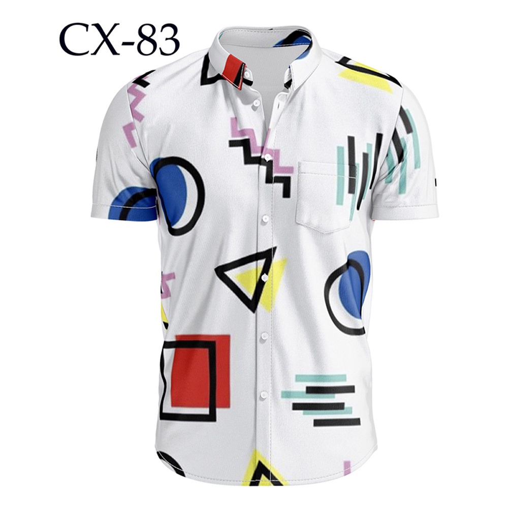 Versatile Purpose Summer 3D Print Men's Shirts Short Sleeve Floral Loose TShirt Lapel Casual Hawaiian Beach Hol Have - Image 2