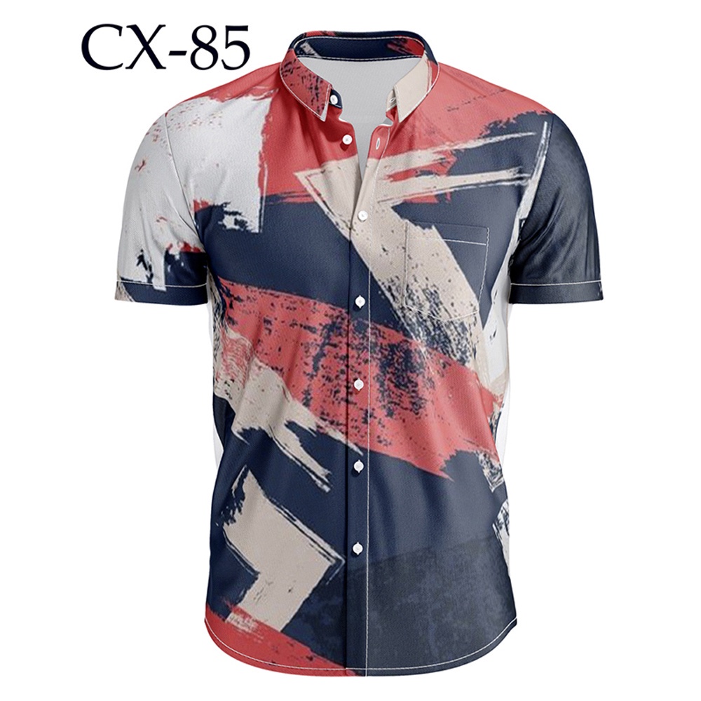 Versatile Purpose Summer 3D Print Men's Shirts Short Sleeve Floral Loose TShirt Lapel Casual Hawaiian Beach Hol Have - Image 3