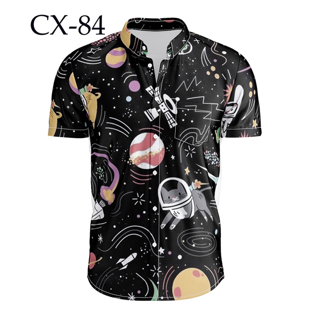 Versatile Purpose Summer 3D Print Men's Shirts Short Sleeve Floral Loose TShirt Lapel Casual Hawaiian Beach Hol Have - Image 5