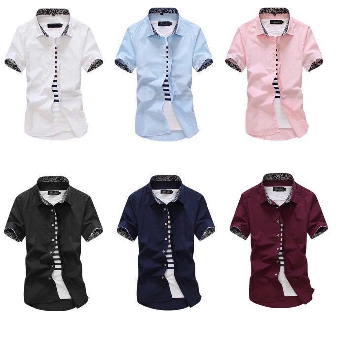 Versatile Essential Fashion Men‘s Short Sleeve Shirts Summer Men’s Beach Hawaiian Shirt Men Casual Button Floral ... - Image 3