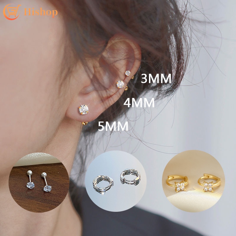 Elegant Butterfly Star Stud Earrings Pearl Zircon Crystal Moonlight Stone Heart Hoop Earings for Women Hypoallergic Accessories Jewelry