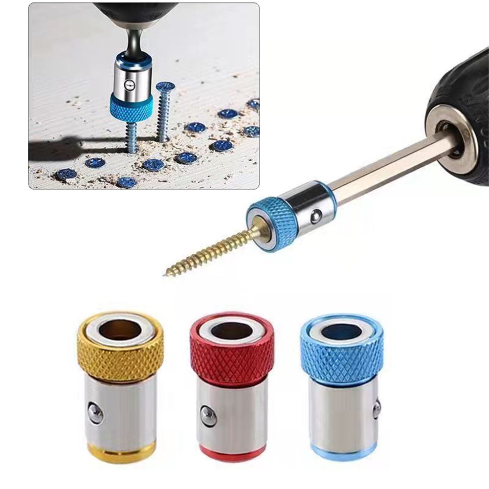 DIY Tool ZIQQUCU Universal Electric Screwdriver Bits Ring Magnetic 6.35mm 1/4" Drill Bit Heavy - Image 2