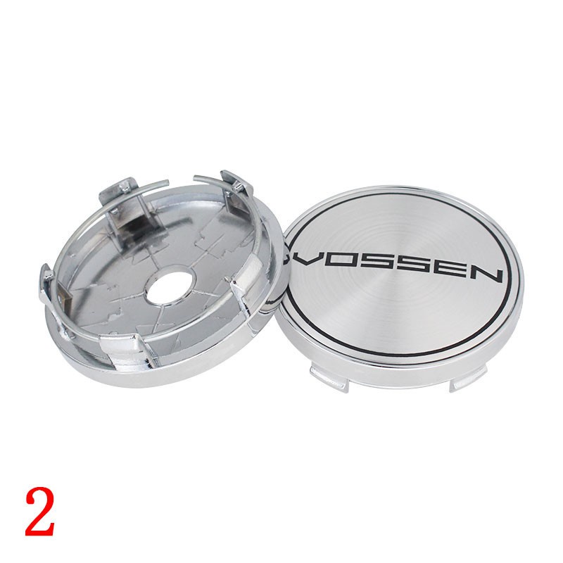 Quality Reliable 4pcs universal 60mm vossen center cap logo emblem sticker wheel cover rim car hub Have Multi - Image 2