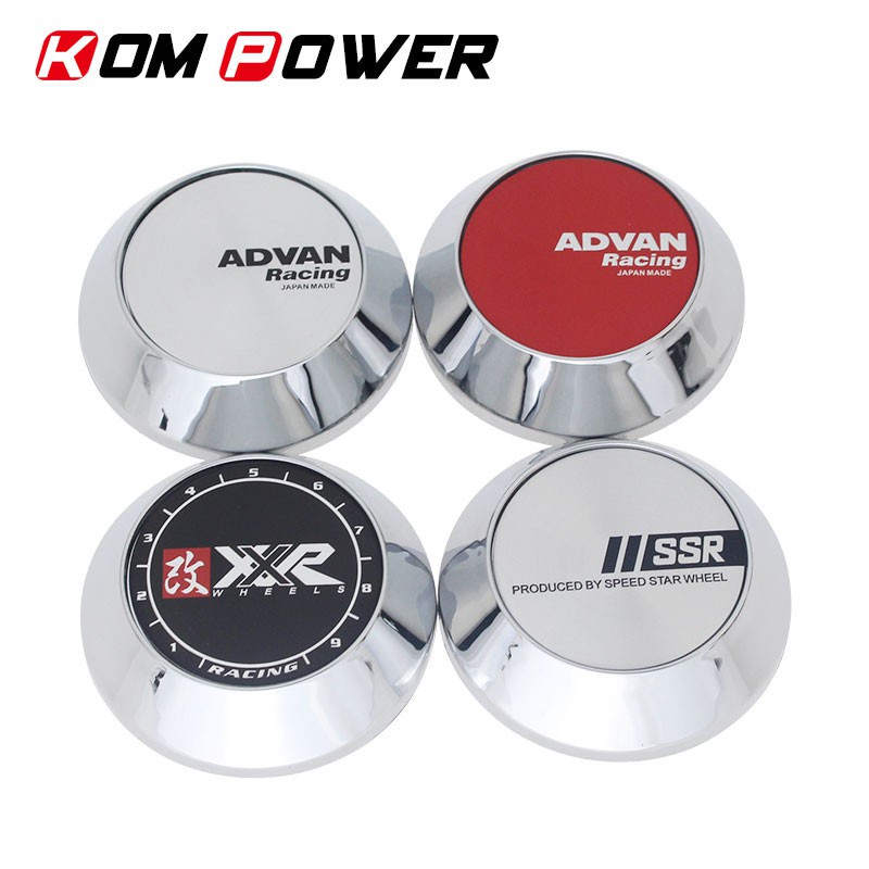 Essential Have 4pcs 65mm JDM advan racing wheel hub caps ssr center cap xxr car rim cover 60mm clip modified wheels R... - Image 3