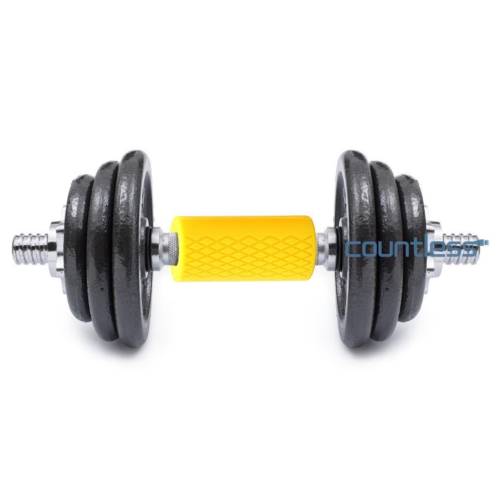 Purpose Premium 【】Dumbbell Fat Barbell Grips Bar Handle Weightlifting Support Silicone Protect PadCOU Quality - Image 2
