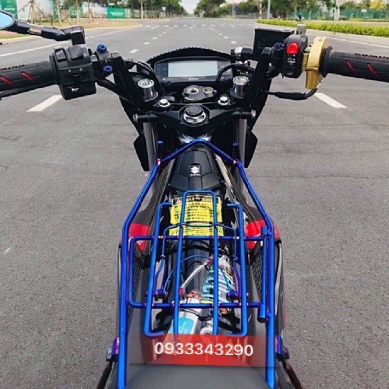 Style Daily Middle motorcycle luggage rack RAIDER FI SATRIA TITAN | Rak bagasi motosikal tengah untuk Casual - Image 5