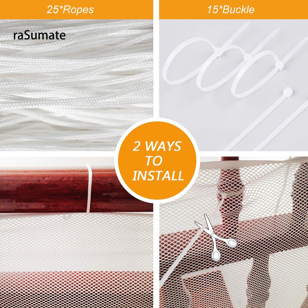 Reliable Durable RM Baby Kids Safety Net Thickened Fence Mesh Home Balcony Stairs Rail Protection Premium Essential - Image 4