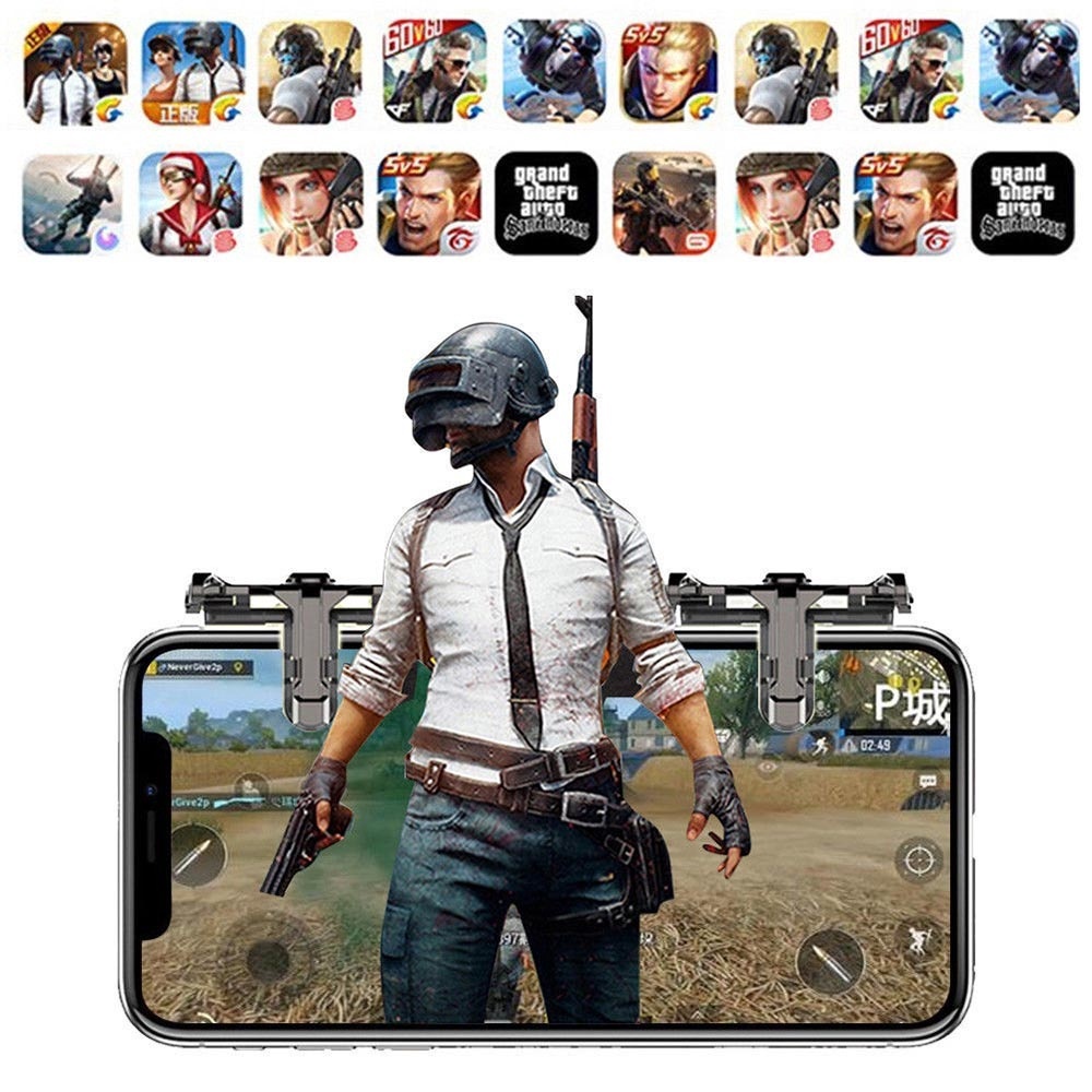 Reliable Durable Key PUBG Mobile Phone Game Gaming Trigger Fire Button Android IOS iPhone Essential Purpose - Image 2