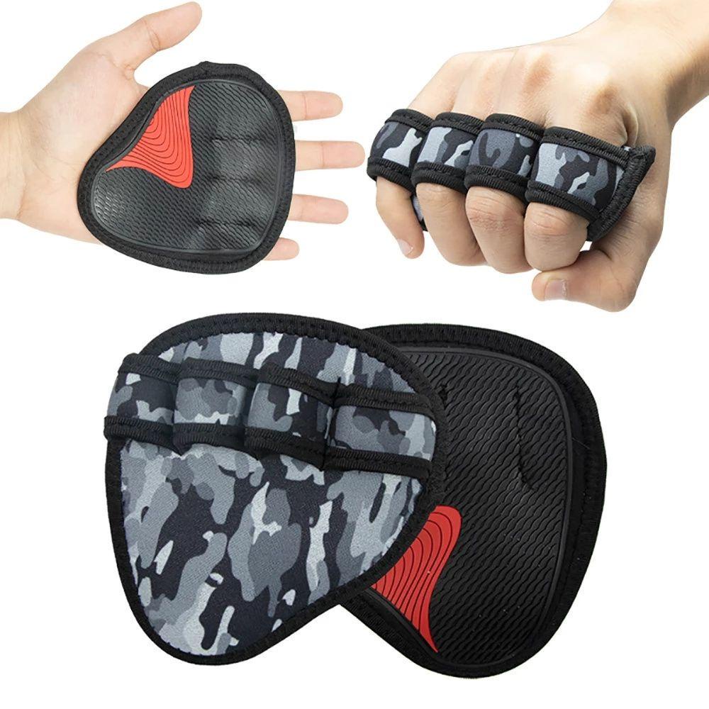 Multi Quality LANFY Lifting Palm Grips Men Women Fitness Grip Power Pads Gym Workout Hand Protector Training Gloves W... - Image 5
