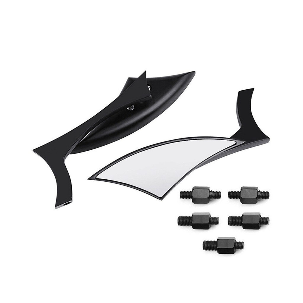 Premium Quality 1Pair Blade Motorcycle Rearview Side Mirrors Black Harley-Davidson Touring Electra Glide Must - Image 5