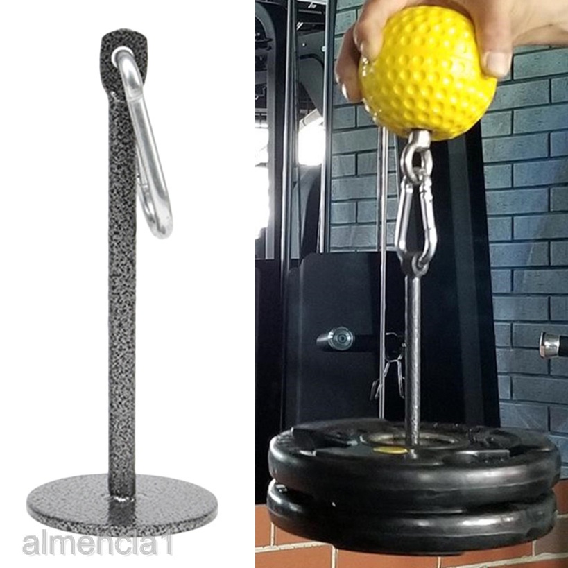 [AlmenclaabMY] Steel Weight Plate Loading Pin Steel Workout Weights Lifting Holder Stand Rack