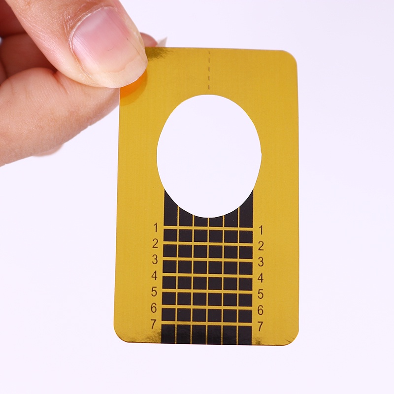 Hardware Tool 20 Pcs Nail Form Acrylic UV Gel Tips Extension Gold Professional Art Manicure Design Tools - Image 3