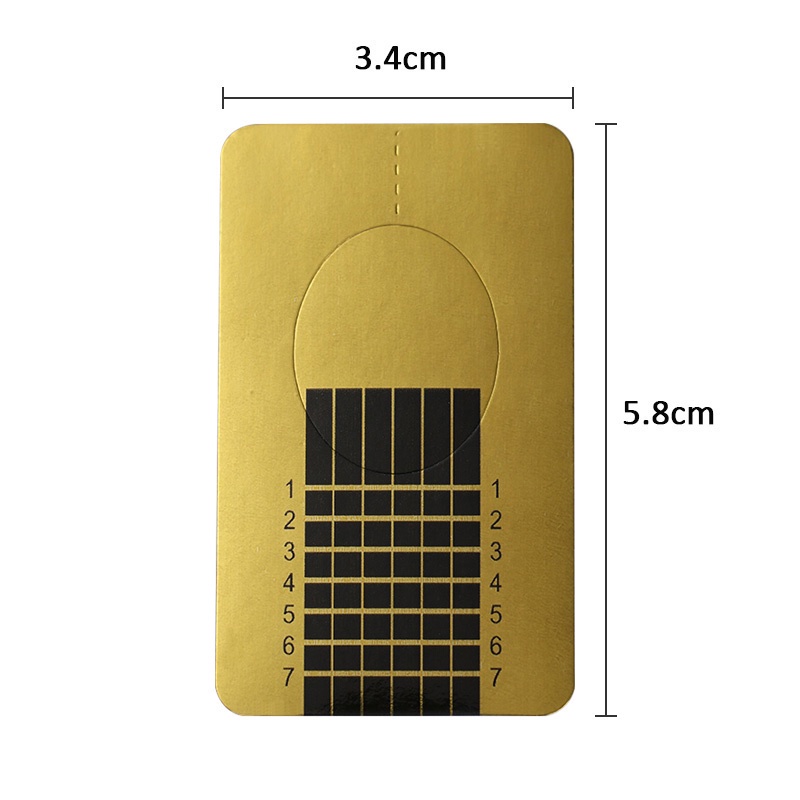 Hardware Tool 20 Pcs Nail Form Acrylic UV Gel Tips Extension Gold Professional Art Manicure Design Tools - Image 5