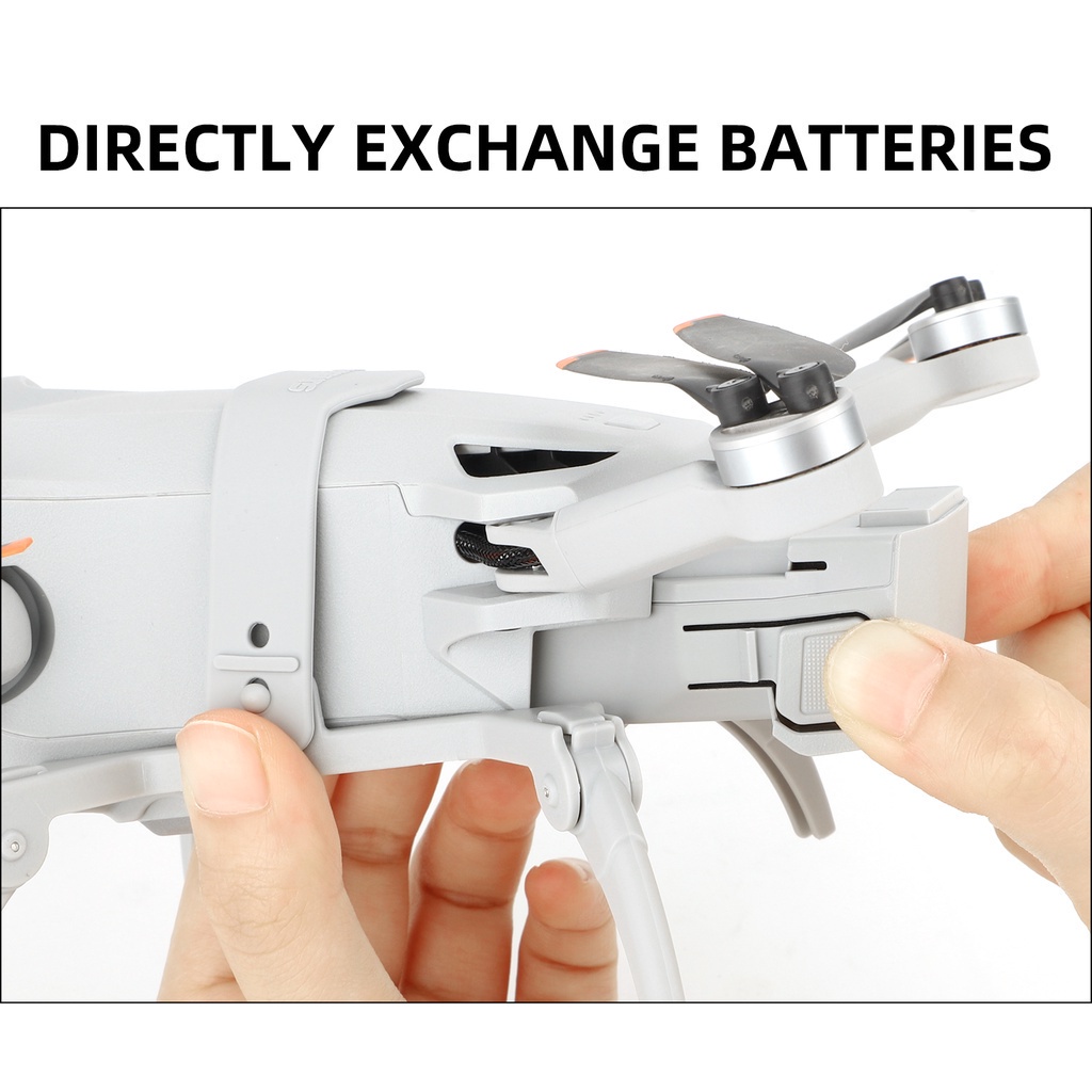 Must Essential 【Delivery Today】Landing Gear Leg Foldable Extended Kit DJI Mini 3 Pro Accessories Mavic 3/MAVIC Mi... - Image 3