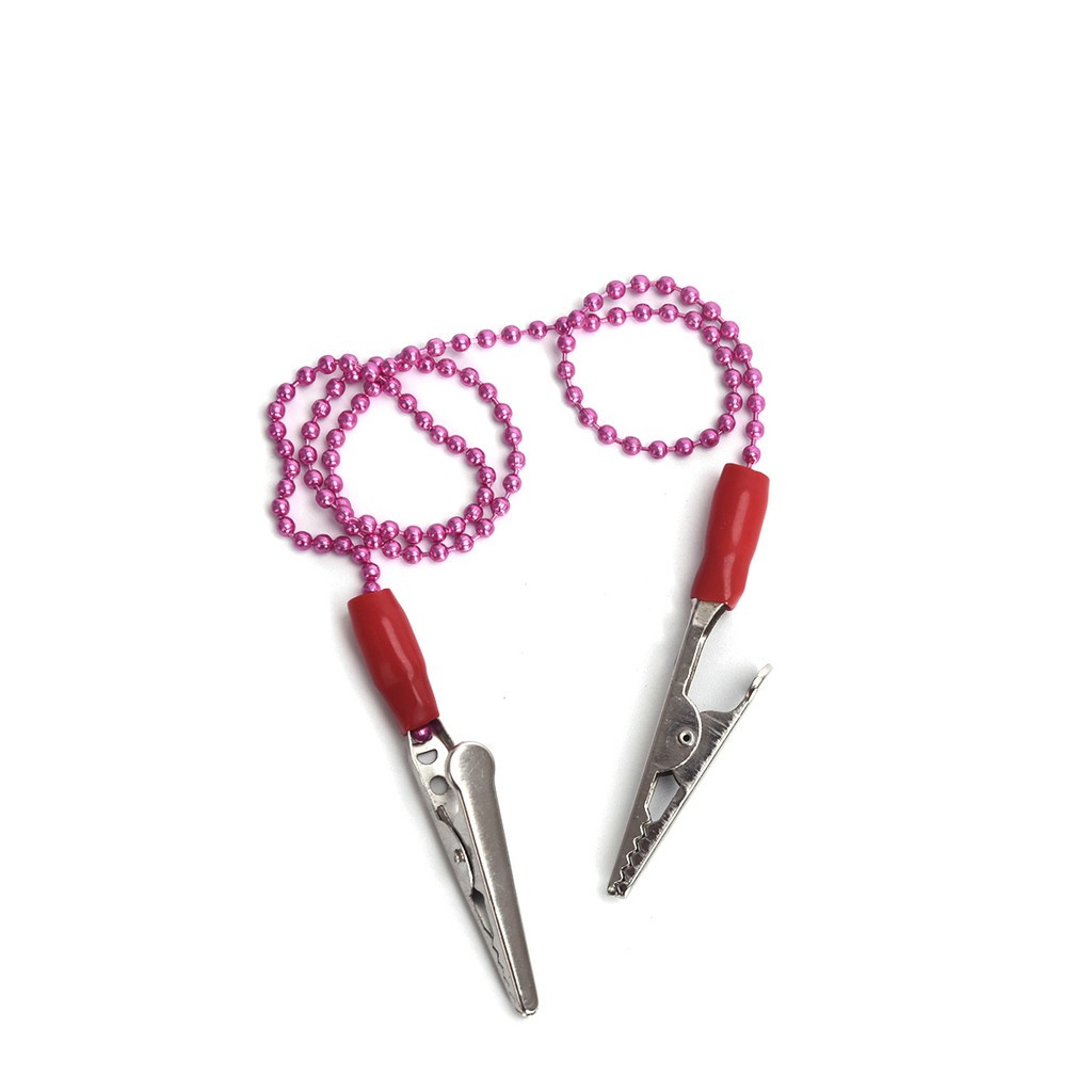 Reliable Versatile 5Pcs Colorful Bib Clips Dental Flexible Ball Chains Clamps Spring-loaded Quality - Image 5