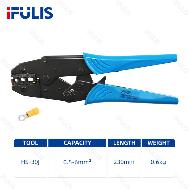 HS-30J Ratchet Terminal Crimping Tool Pliers Crimpador Crimper large terminal Pliers Crimp Hand Tool