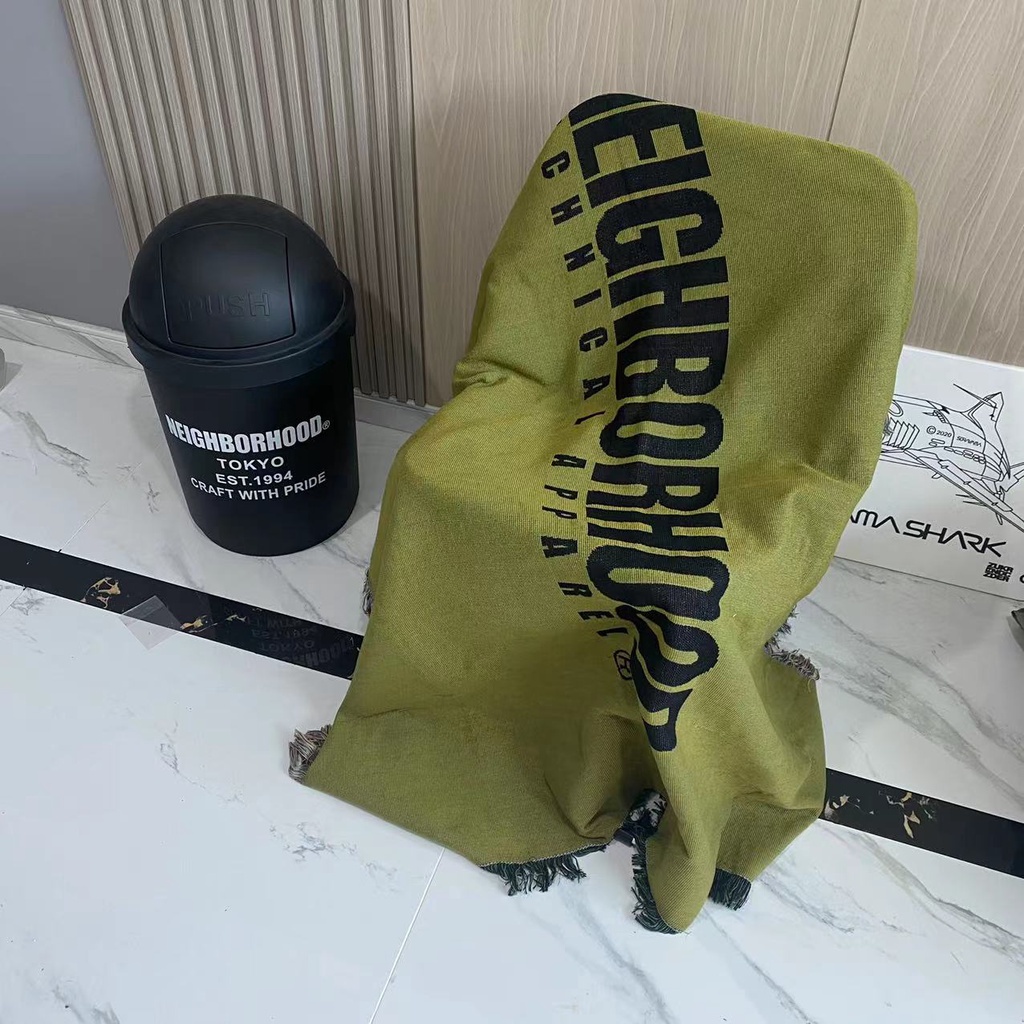 Versatile Essential Japanese Trendy neighborhood Outdoor Camping Blanket Home Sofa Tapestry Knitted Decoration nbhd T... - Image 4