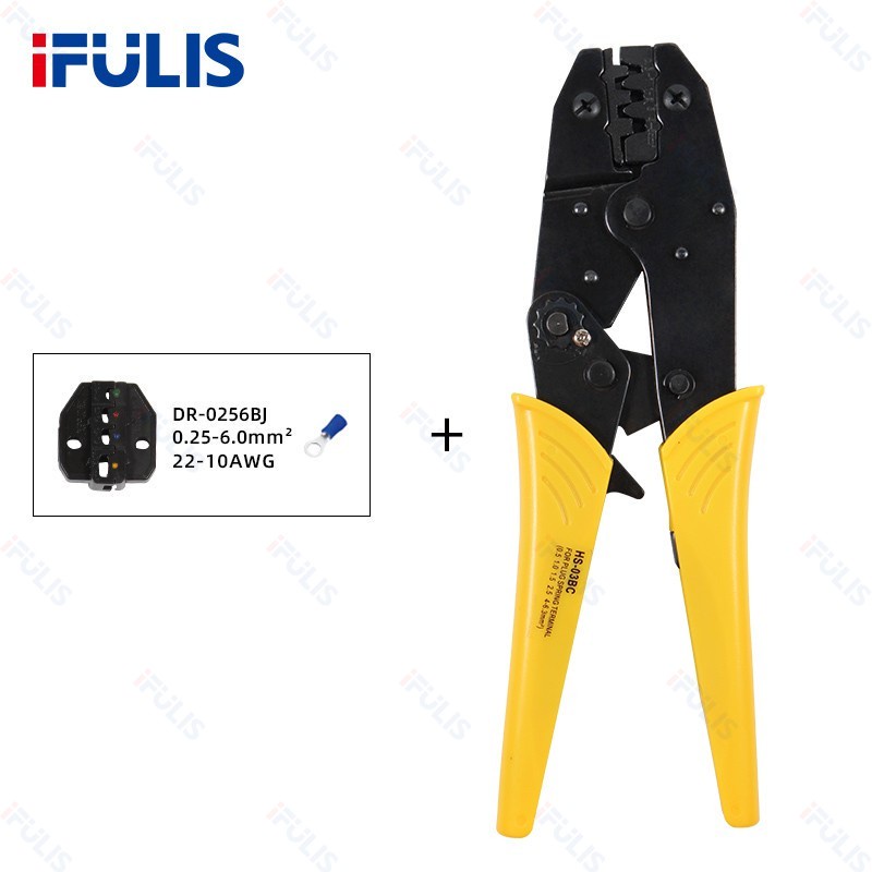 HS-03BC Crimping pliers jaws kit package for plug tube insuated non-insulated crimping cap terminals clamp tools