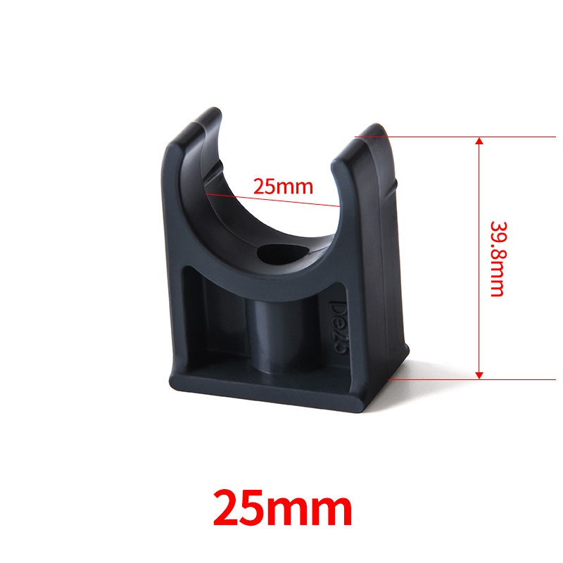 Versatile Have PVC pipe clamp U-shaped saddle tube holder hoop fixed fittings water fit - Image 3