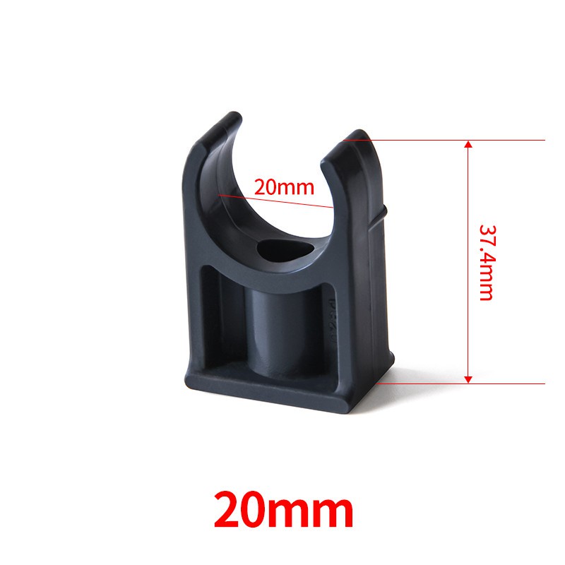 Versatile Have PVC pipe clamp U-shaped saddle tube holder hoop fixed fittings water fit - Image 5
