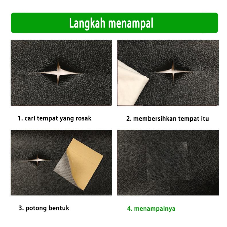 Have Durable 【Ready STOCK】70x200cm Sofa Leather Repair Adhesive Sticker Kulit Patch Self 沙發 皮 貼 - Image 3