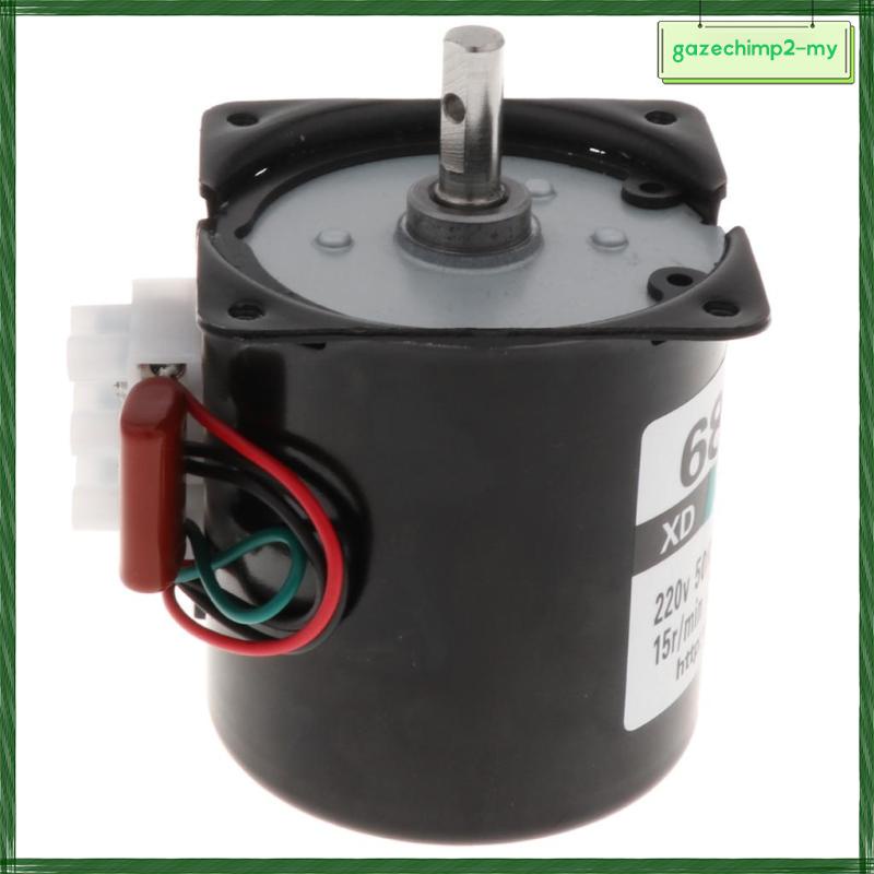 Must Durable 220V AC Motor Low Speed Mini Gearbox 28W 50Hz-60Hz Electric High-Torque Geared Permanent Magnet Synchron... - Image 5