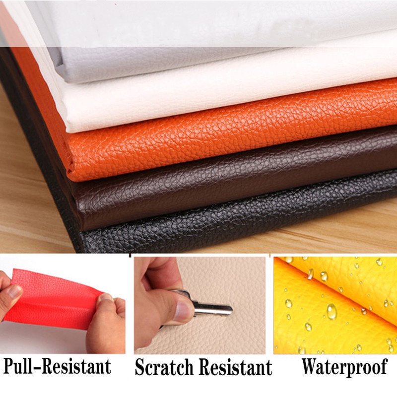Essential Premium Leather Repair Self-Adhesive Patch Stick Sofa Repairing PU Fabric Sticker Patches - Image 2