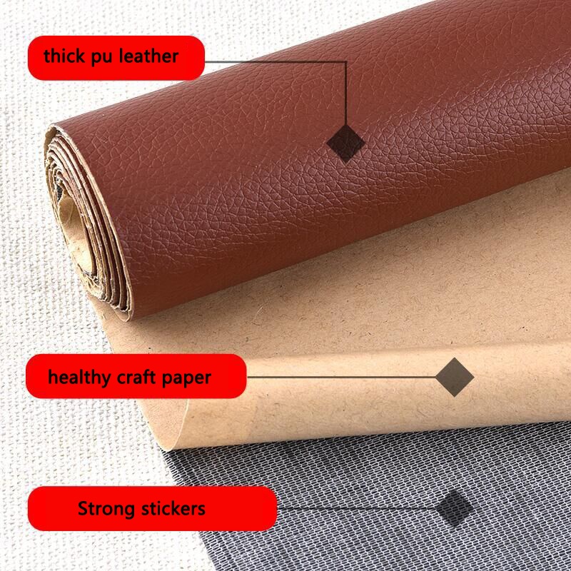 Essential Premium Leather Repair Self-Adhesive Patch Stick Sofa Repairing PU Fabric Sticker Patches - Image 4