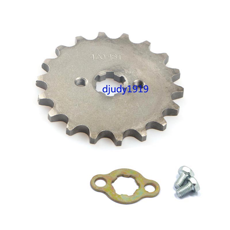 Reliable Multi Front Engine Sprocket #420 10-19T Teeth 17mm 420 Chain Retainer Plate Locker Motorcycle Dirt Bike ATV ... - Image 4