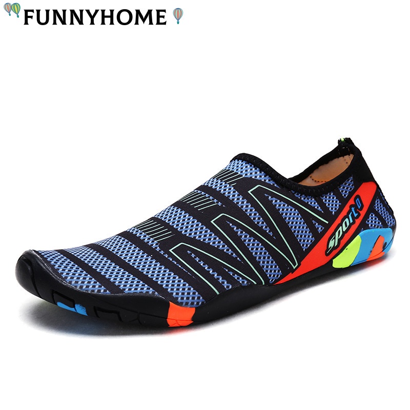 Funnyhome outdoor beach shoes for swimming and diving skin snorkeling anti-slip wading shoes