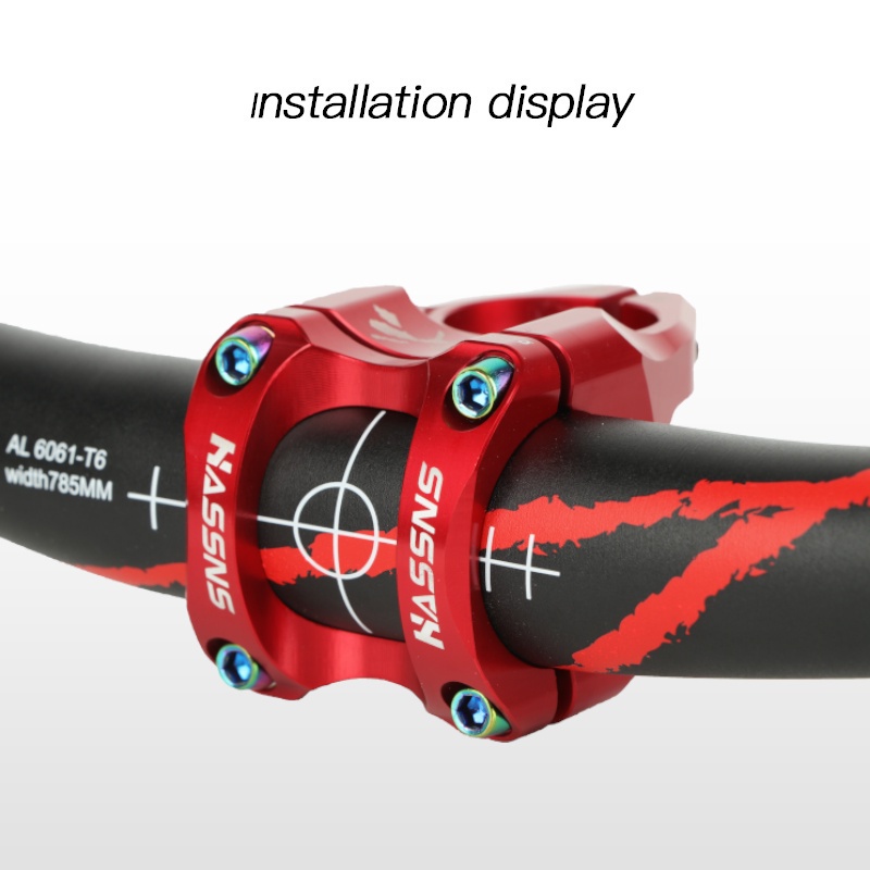 Quality Have HASSNS Bicycle Handlebar Stem 35mm Mtb 31.8mm Aluminum alloy mountain road bike Cycling parts Durable Es... - Image 4