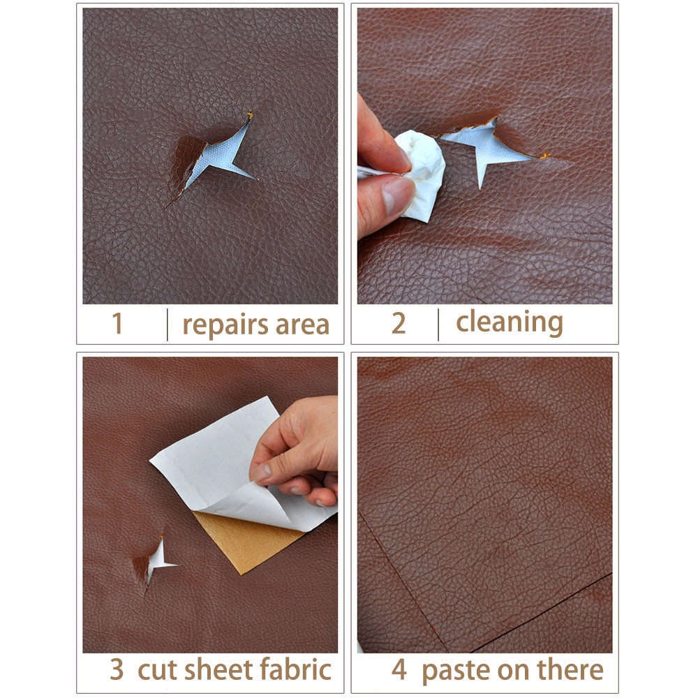 Versatile Essential 【 】60x140cm Self Adhesive Leather Sofa Repair Patch Sticker PVC 皮革 修復 貼 Reliable - Image 5