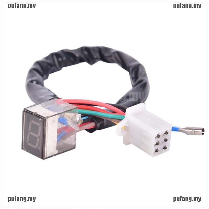 Durable Premium LED Universal Digital Gear Indicator Motorcycle Display Shift Lever Se - Image 4