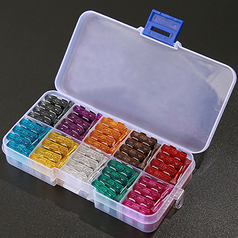 Essential Have <ARZ>100/50Ps Profile Medium Size Blade Type Car Fuse Assortment 2.5/3/5/7.5/10/15/20/25/30/35A Set - Image 2
