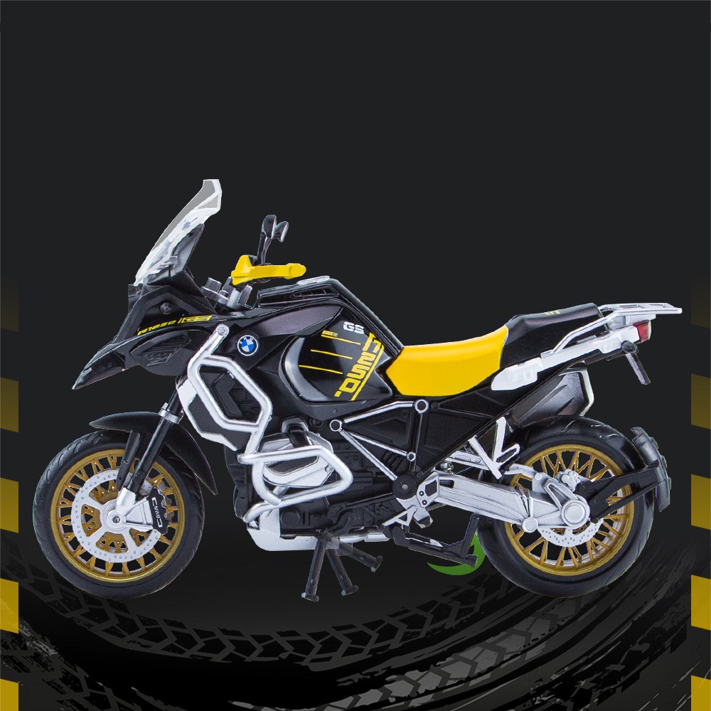 Have Multi 【RUM】1:12 Scale BMW R1250 GS Alloy Motorcycle Model Light & Sound Effect Diecast Car Toys Boys Birthda... - Image 2