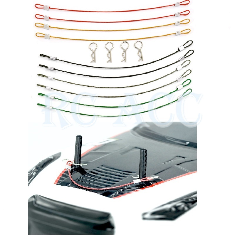 Have Reliable RC Anti-lost Body Shell Rope Clips Decoration Accessories 1/10 Crawler Axial SCX10 Traxxas TRX4 90046 T... - Image 3