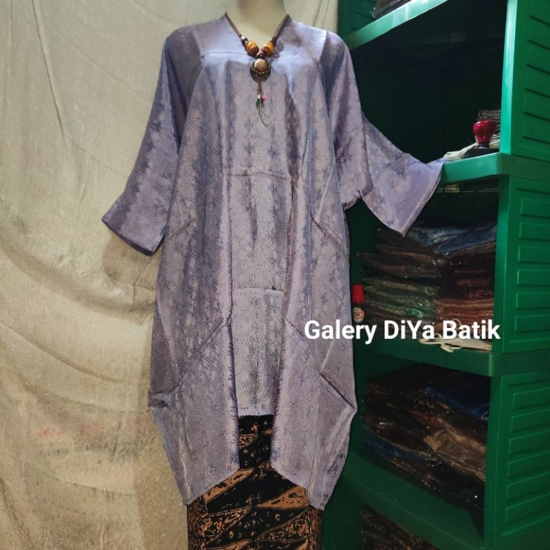 Reliable Essential Aruna Plain Viscose Tunic Kaftan (Top Only) Multi Purpose - Image 3