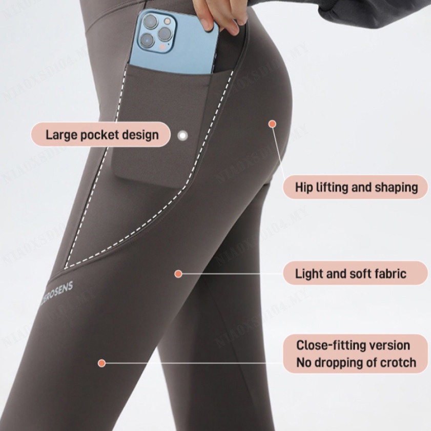 Reliable Versatile Shark pants belly lifting hip shaping Barbie pockets wear outside Must Multi - Image 3