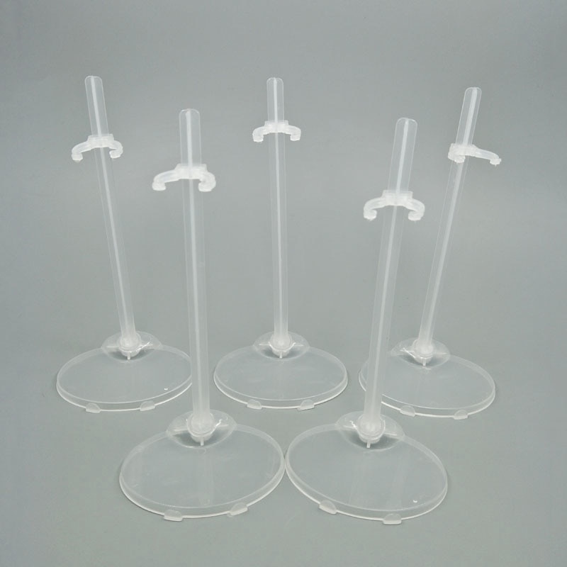 Must Versatile 10pcs/lot Transparent Color Dolls Toy Stand Support Model Holder Barbie Doll Purpose Durable - Image 2