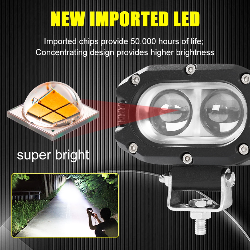 Quality Multi DVISUV Motorcycle Lights Led Work Light Spot Headlights Car 4x4 Offroad Truck SUV AVT 12V 24V Headlamp - Image 5