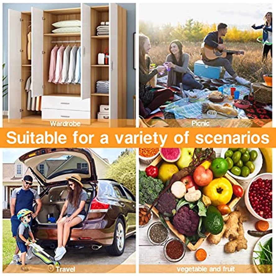 Accessory Casual Car Trunk Organizer Foldable Storage Bag Reinforced Handle Fits Any SUV Minivan(Black) Chic Fashion - Image 2